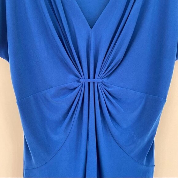 Chaus top, empire waisted with dolman cut sleeves,  v-neck and draping - Picture 4 of 8